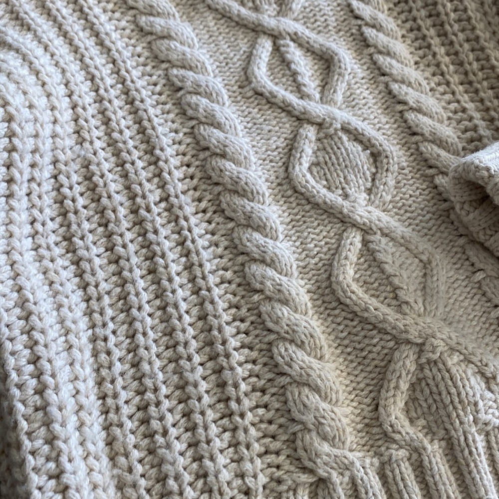 Boys BabyGap Mock Neck Sweaters Twins - Cream/Brown - Picture 5 of 5